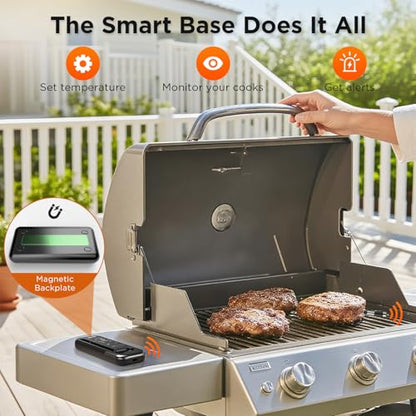 Newise Bluetooth Meat Thermometer with Smart APP, 800FT Wireless Range - size: 1 Probe