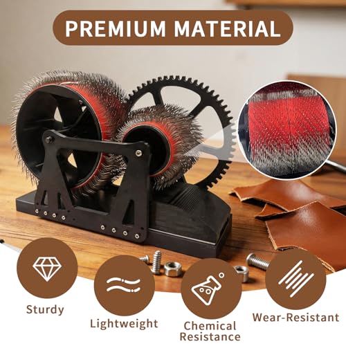 Wool Combing Machine, Wool Drum Carder Fiber Carding Machine with Hand Crank Remove Fiber Impurities Fast Color Mixing, Wool Blending Wheel for DIY Craft Make Felt Animals, Handmade