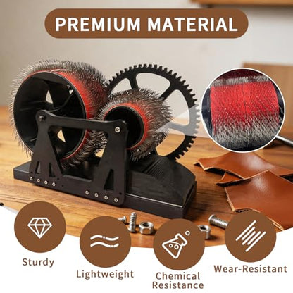 Wool Combing Machine, Wool Drum Carder Fiber Carding Machine with Hand Crank Remove Fiber Impurities Fast Color Mixing, Wool Blending Wheel for DIY Craft Make Felt Animals, Handmade