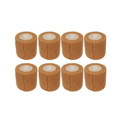 2" Cohesive Flexible Bandage Wrap – Natural - Pack of 8 - color: Natural
