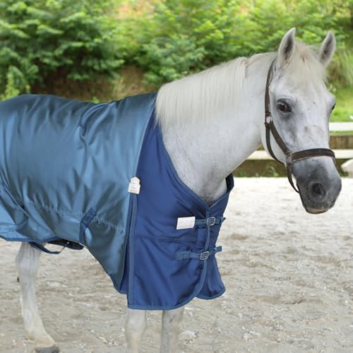 BARN & STABLE 1680Denier 3000mm/3000mvp Super Waterproof & Breathable Horse Blankets for Winter with 250g Fill