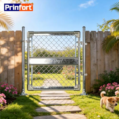 Heavy Duty Stainless Steel 1-3/8" x 1-7/8" Chain Link Fence Gate Fork Latch with Hole for Padlock（Fit 1 3/8" Gate Frame） 1Pack - size: 1-3/8''x1-7/8''-1P