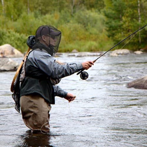 South to East Mosquito Head Net for Insects 2 Pack, Fly & Bug Protection - color: Black