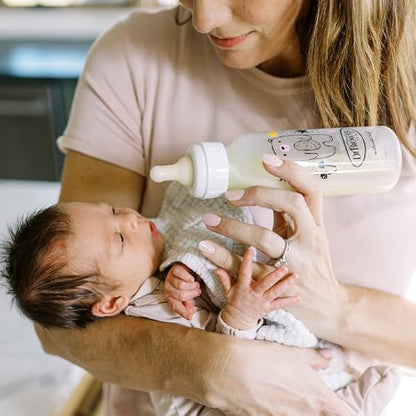 Dr. Brown's Anti-Colic Options+ Narrow Baby Bottle, Bear & Owl, 2-Pack - color: 2-Pack, Bear & Owl, size: 1 Count (Pack of 2)