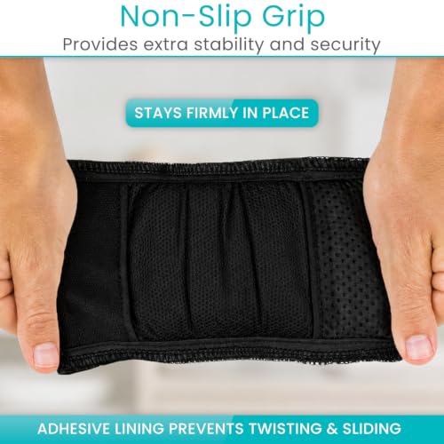 Vive Premium Walker Handle Cushions - Extra Soft Faux-Sheepskin Padded - color: Black
