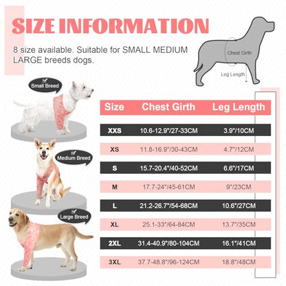 Dog No Lick Leg Sleeve Prevent Scratching Front Leg's Skin - color: Rabbit, size: S