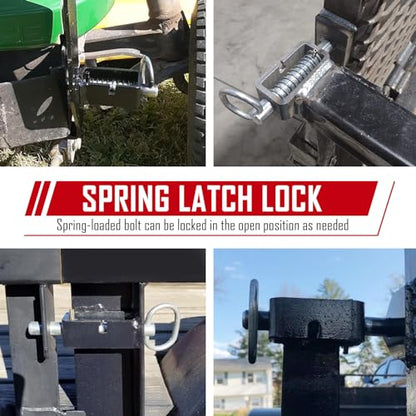 5/8" Weld-On Spring Latch Assembly, Trailer Gate Latch with Plain Tube | for Trucks & Trailers, 4-Pack - size: Pack of 4