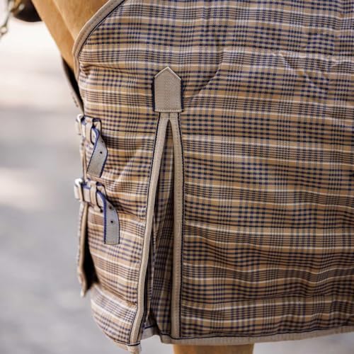Country Pride Highland 1200D Lightweight Stable Blanket (60, Tan Plaid) - color: Tan Plaid, size: 60
