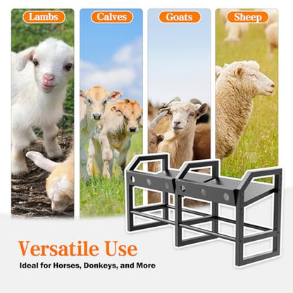 6 Feeding Ports Portable Bottle Rack, Lamb Bottle Holder