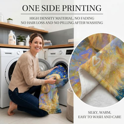 Jekeno Golden Retriever Gifts Blanket Starry Night Dog Blanket - color: Golden Retriever, size: 50x60 Inch