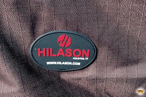 Waterproof Horse Turnout Sheet Hilason 1200D Rip-Stop Lightweight Rain Sheet with Belly Wrap Taffeta Lining Shoulder Gussets