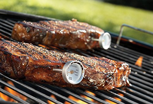 Outset F804 Steak Thermometers, Metallic - style: Steak