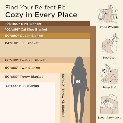 Bedsure GentleSoft Fleece Blanket Twin Size Grey - 300GSM Lightweight Plush Fuzzy Cozy Soft Warm Blanket for Bed, Sofa, Couch, Travel, Camping, 60x80 inches - color: Grey, size: Twin (60" X 80")