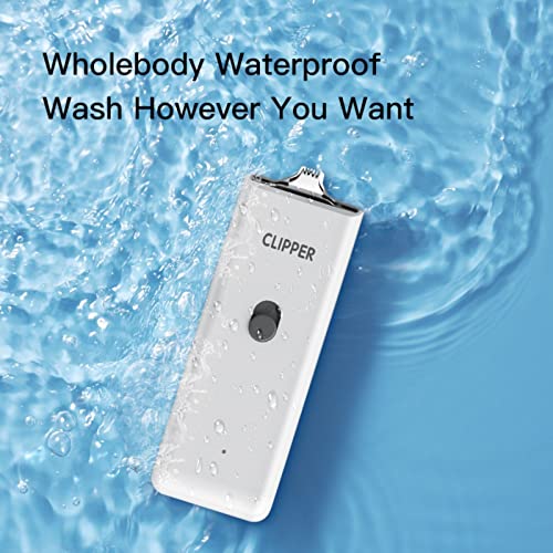 Dog Cat Home Hair Waterproof Clipper Portable Pet Shaver - color: White+narrow Blade