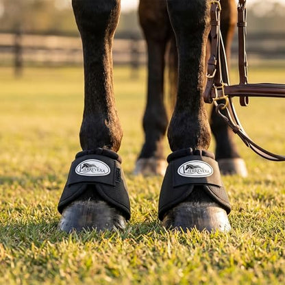 Ballistic Nylon Horse Bell Boots Large - Overreach Protection - size: Large