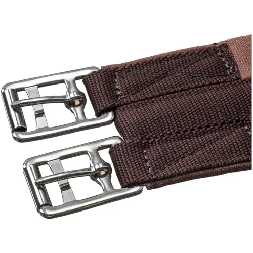 Tough 1 Padded Cotton English Girth - color: Brown, size: 48-Inch