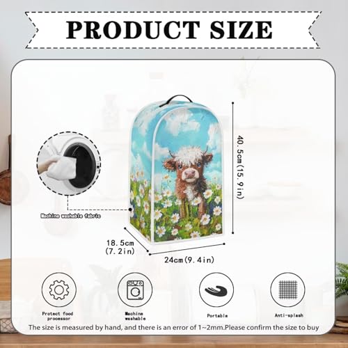 Blender Cover, Small Appliance Protective Cover Foldable and Convenient for Storage Fashion Cover Foldable Blender Cover Easy to Store Stand Blender Stoage Bags Cute Cows - color: Cute Cows