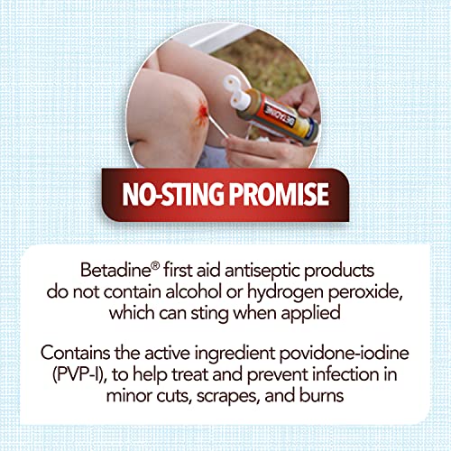 Betadine Antiseptic Povidone Iodine Solution 8 Fl Oz, 2 Pack - size: 8 Fl Oz (Pack of 2)