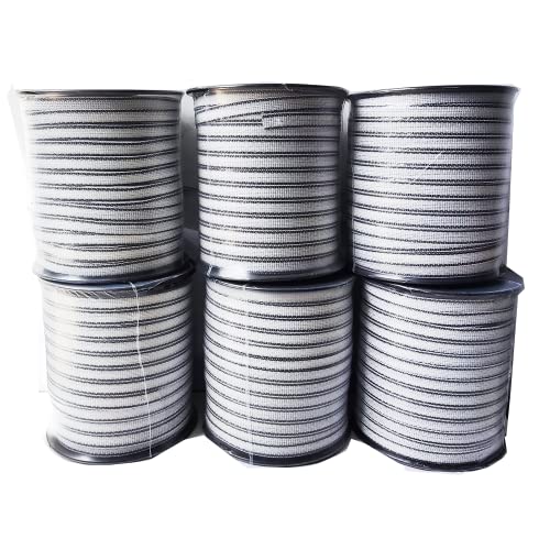 Electric Fence Poly Tape -5 Stainless Steel Conductors - 656 Feet Roll