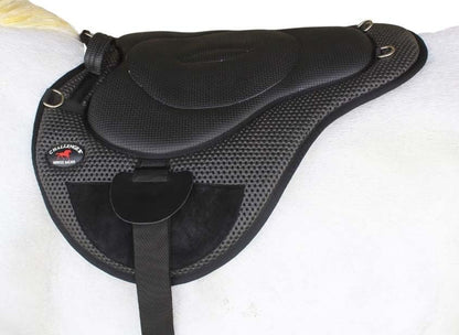 CHALLENGER Horse Saddle PAD Horse Western Lightweight Breathable Neoprene Bareback 39TS03 - color: Black