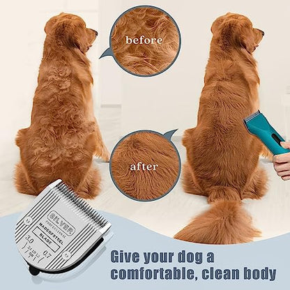 2PCS Adjustable 5 in 1 Replacement Blades Compatible with Wahl 5 in1 Clipper Bravura, Chromado, Creativa, Figura, Motion, Supergroom Dog Grooming Clippers - color: Black-2