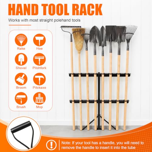 Trailer Tool Racks for Lawn Equipment 8 Hole Truck Shovel Holder