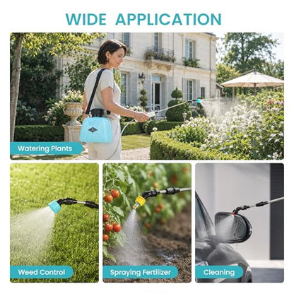 SunSettler 5L Electric Garden Sprayer with Telescopic Wand - size: 5L