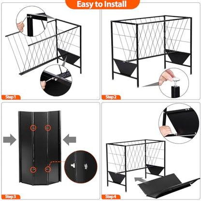 Pasture Hay Feeder 45 Gallon for Farms