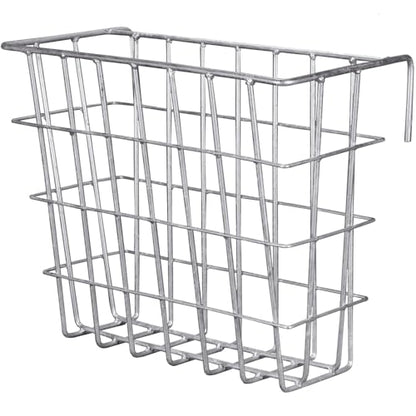 Premier 1 X-Tuff Single Sided Hay Feeder | Hot-dip galvanized. Small openings reduce waste. Lambs eat through bottom. L-hooks hang on panels up to 2" thick.