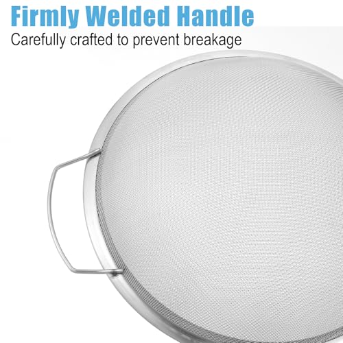 4pcs Paint Strainer Stainless Steel 60 Mesh Extra fine mesh Strainer strainers Fines meshs Large fine meshs strainers Fits 5 Gallon Paint Bucket Filter Tool Insert