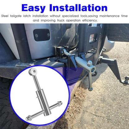 Dump Truck Tailgate Latch for TGL34SBR Trailer Tailgate Lock Assembly | Heavy-Duty Steel Tailgate Latch For Dump Trailers,Trucks,Semi Dump Trailer Door Sludge Locks Tailgate Closure