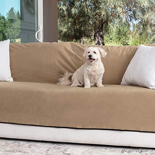 Callarome Waterproof Blanket for Bed & Couch Protection, Brown, 50"x60" - color: Grizzly Brown / Caramel Cappuccino, size: 50x60 inch
