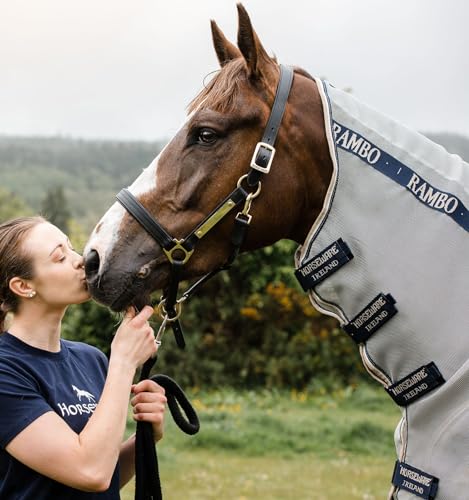 Horseware® Rambo® Protector Fly Sheet - Silver/Navy & White & Beige, 81 inches - size: 81 inches
