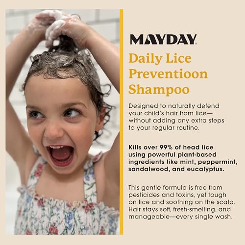 MAYDAY Daily Lice Routine, 12oz Shampoo & Conditioner, Sandalwood & Mint - style: Daily Bundle - Large