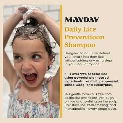 MAYDAY Daily Lice Routine, 12oz Shampoo & Conditioner, Sandalwood & Mint - style: Daily Bundle - Large