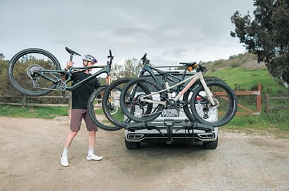 Thule Outpace 3 Bike Hitch Rack, 2" & 1.25" Hitch, 110lb Capacity - size: 3 bike