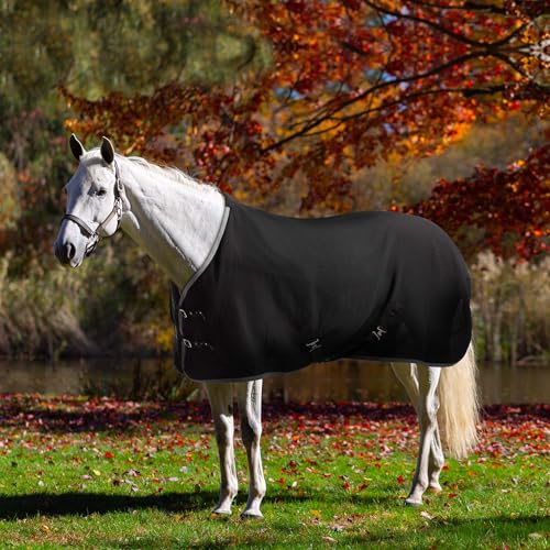 Equinavia Luftig Waffle Cooler | 100% Cotton - Black - 66 in - color: Black, size: 66 in