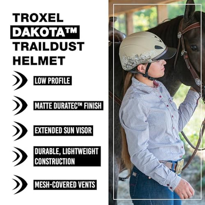 Troxel Troxel Dakota Horseback Riding Helmet - color: Traildust, size: Medium