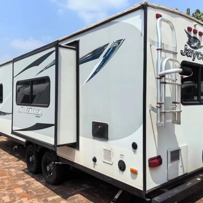 RV MURTS Trailer Window 15"x22", Tempered Glass with Screen & Trim Kit, 1-1/2" Wall Fit for Teardrop Camper, Cargo, Travel Motorhome, Vertical Slide.(Aluminum, Shatterproof, Cold Insulation) - size: RV Window 15x22（1-1/2）