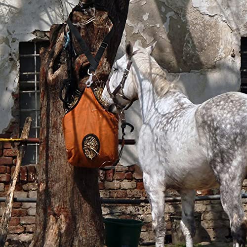 Rosemarie Horse Bucket Strap Hangers,Horse Suppliers Adjustable Nylon Straps up to 700 lbs for Hay Nets, Water Buckets,Hanging-Pratical and Easy Use(4 Pack) (Black) - color: Black