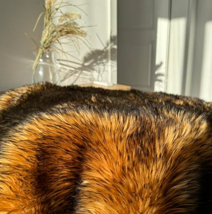 IHAPPYDOG Faux Fur Dog Blanket, Waterproof Couch Cover, Brown 60"x50" | Plush Sheepskin Style Pet Throw for Sofa, Bed, and Car, Washable Furniture Cover that Protects From Fur and Spills - color: Brown, size: 60" x 50"