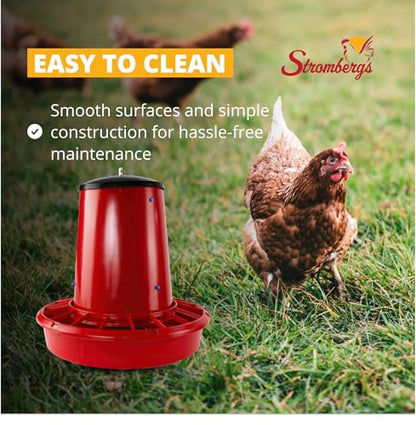 Stromberg's 50 lb Capacity Hanging Feed Saver Feeder | Large Capacity Durable Feeder with Feed Saver Grill.