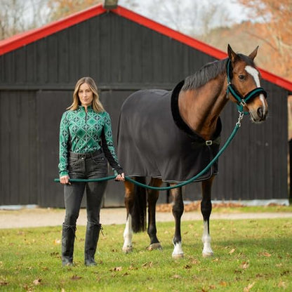 Equinavia Stella 8' Lead Rope with Snap Buckle - Hunter Green - One Size - color: Hunter Green
