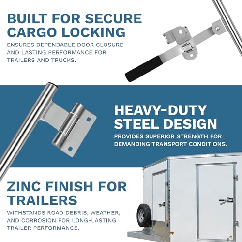 ProCamp 36" Cam Bar Lock | Enclosed Trailer & RV Swing Door Latch - size: 36"