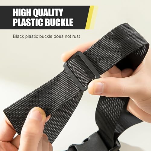 WZP 2PCS Car Battery Tie Down Straps, 39 Inch Battery Box Strap with Adjustable Buckle, Universal Batterys Hold Down for Cars Trucks SUVs Boats Luggage Belt