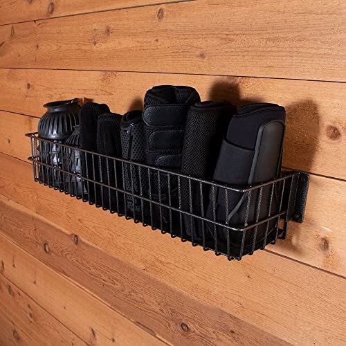 EASY-UP Pro Mounted Wall Basket | Convenient Barn Storage | Includes Mounting Hardware | Plastic Liner for Small Items | Durable and Spacious | 7-Year Warranty