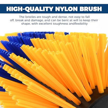 2Pcs Livestock Scratching Brush, Fence Mounted