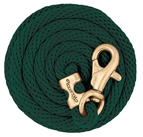 Weaver Leather Poly Lead Rope, Hunter Green, 5/8" x 10'