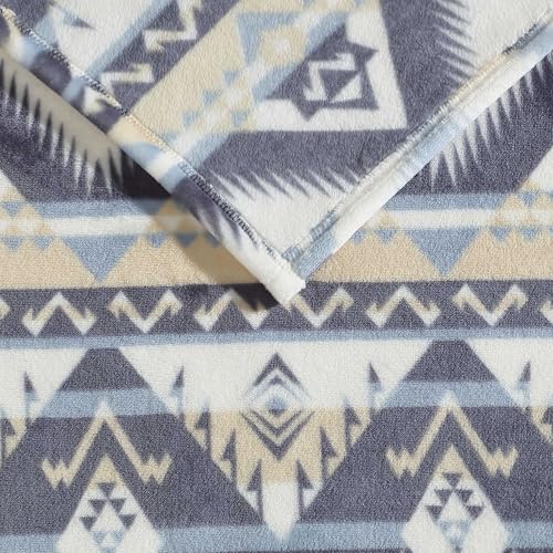 Wrangler - Blanket, Polyester, Medium Weight, Year-Round Comfort - color: Jesse Blue, size: 50" x 70"