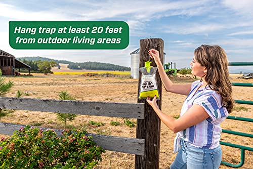 RESCUE! Big Bag Fly Trap – Disposable, Outdoor Use - 9 Traps